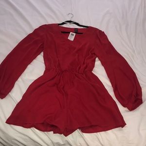 Red romper